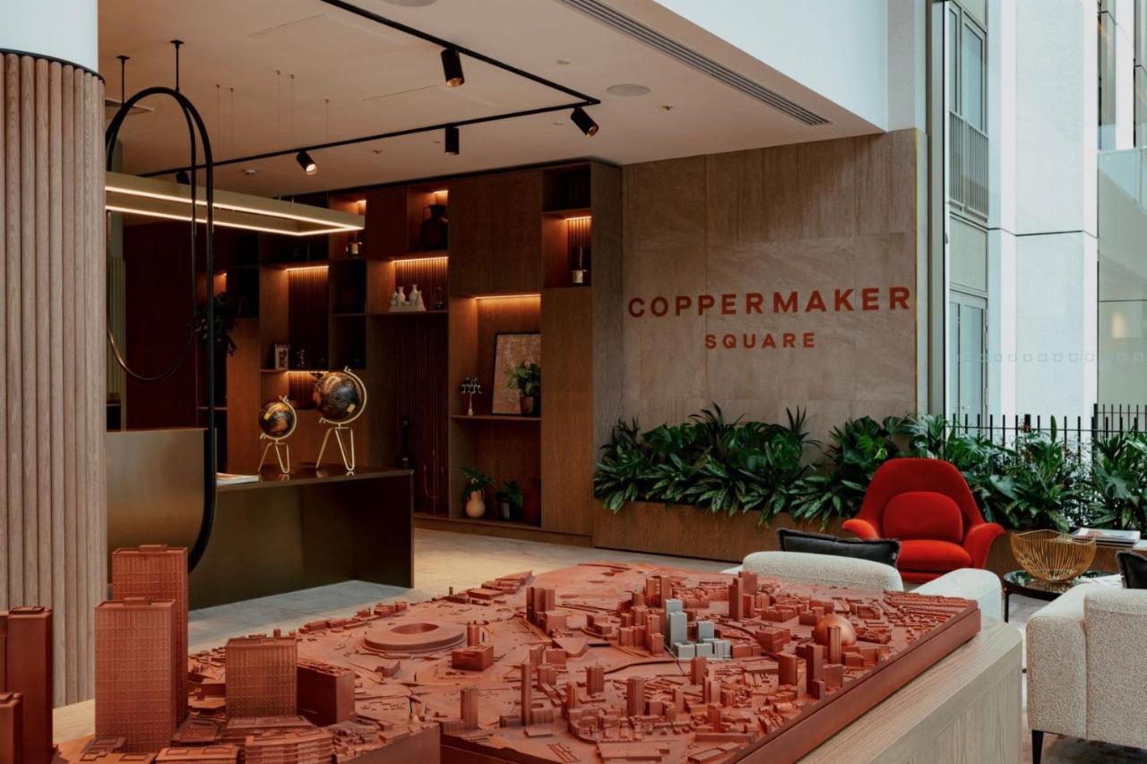런던 Coppermaker Square In Stratford 아파트 호텔 외부 사진